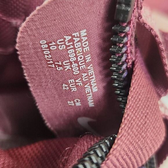 Nike SF Air Force 1 Mid "The Force Is Female" Women's Size 10 Burgandy - Picture 11 of 11